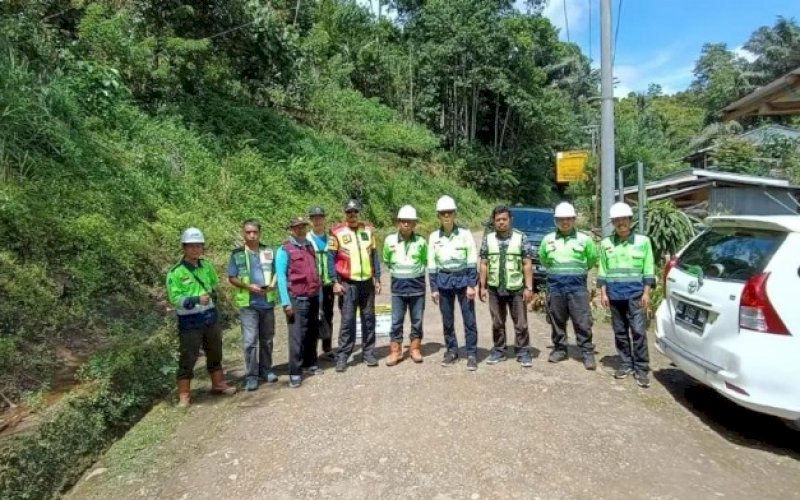 Ruas Jalan Palampang-Munte-Bontolempangan di Kabupaten Sinjai. foto: istimewa