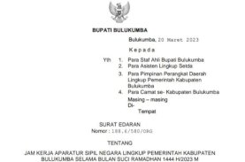 Pemkab Bulukumba Kurangi Jam Kerja ASN selama Ramadan