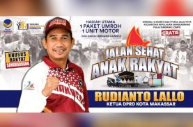 Warga Pulau Sangkarrang akan Meriahkan Jalan Sehat Anak Rakyat