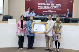 Pemkot Makassar Raih Sertifikat APIP Level 3, Ini Target Danny Pomanto