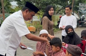 Rudianto Lallo Buka Puasa Bersama Tokoh Masyarakat dan Bagikan Bantuan ke Anak Yatim Piatu di Bangkala