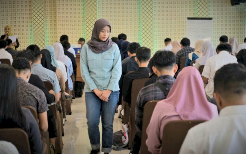 DIMINATI. Seleksi talent pool untuk Indonesia Growth Project (IGP) Pomalaa diminati ribuan Pencari Kerja (Pencaker) yang dilaksanakan selama tiga hari, Kamis (6/4/2023) hingga Sabtu (8/4/2023). foto: istimewa