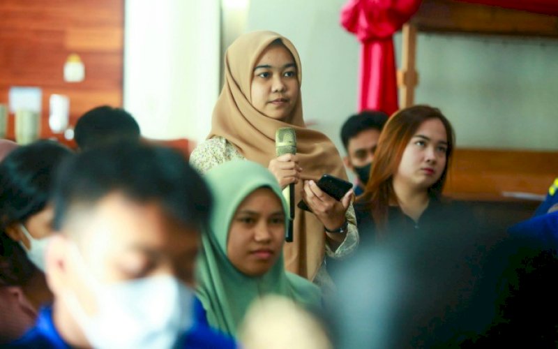 SEMINAR. PT Vale Indonesia Tbk (PT Vale) menggelar seminar bertajuk 'Prospective Career in Mining Industry' yang digelar secara hybrid, Kamis (27/4/2023). foto: istimewa