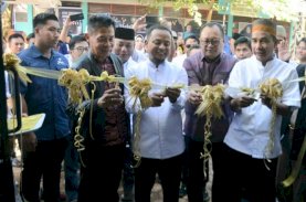 Rudianto Lallo Hadirkan Gubernur Sulsel Resmikan Sekretariat IKA SMAN 6 Makassar