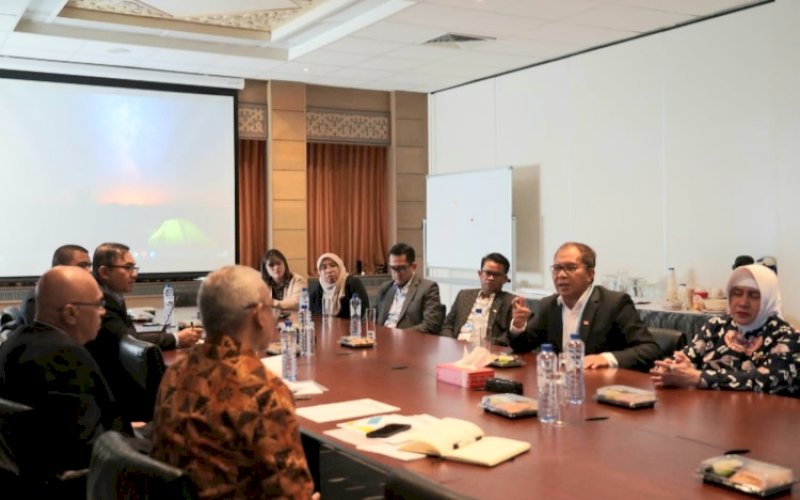 PERWAKILAN ASEAN. Wali Kota Makassar, Moh Ramdhan Pomanto,&nbsp;menjadi satu-satunya perwakilan kepala daerah di ASEAN yang menghadiri Brussels Urban Summit 2023. foto: istimewa