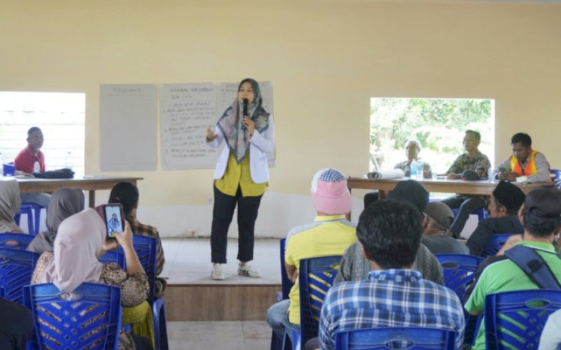 SOSIALISASI. PT Vale Indonesia Tbk (PT Vale) Indonesia Growth Project (IGP) Morowali menggelar Sosialisasi Pelatihan Tanaman Obat dan Sayur Organik di tiga desa berbeda di Kabupaten Morowali, Provinsi Sulawesi Tengah, Kamis-Jumat (15-16/6/2023). foto: istimewa