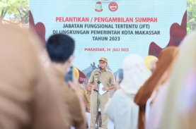 Danny Pomanto Lantik 829 Pejabat Fungsional Tertentu, Ingatkan Maksimalkan Kinerja
