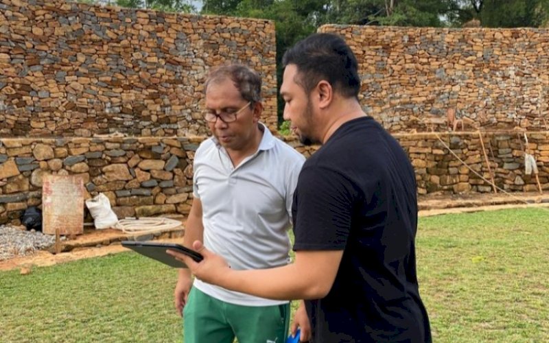 PERAMPUNGAN. Wali Kota Makassar, Moh Ramdhan Pomanto, merampungkan Tokka Tena Rata sebagai venue Youth City Changers (YCC) APEKSI 2023, Minggu (2/7/2023). foto: istimewa