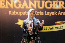 Pemkot Makassar Pertahankan Predikat KLA Kategori Nindya