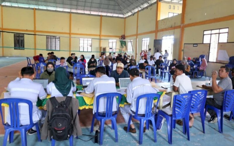 REKRUTMEN. IHIP Walk In Interview langsung di desa-desa khususnya sembilan desa yang berada di area industri, selama lima hari, 3-7 Juli 2023. foto: istimewa