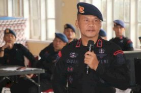 Brimob Bone Tingkatkan Kemampuan Personel