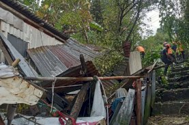 Gubernur Sulsel Gerak Cepat Bantu Warga yang Rumahnya Tertimpa Pohon Tumbang di Parepare