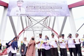 Diresmikan Gubernur Andalan, Jembatan Pacongkang Gunakan APBD Provinsi Sulsel