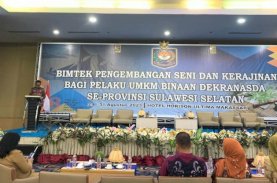 Puluhan UMKM Binaan Dekranasda Sulsel Ikuti Bimtek Peningkatan Produk