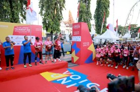 Danny Pomanto Ramaikan Bank Jateng Friendship Run Bersama Ribuan Runners Makassar