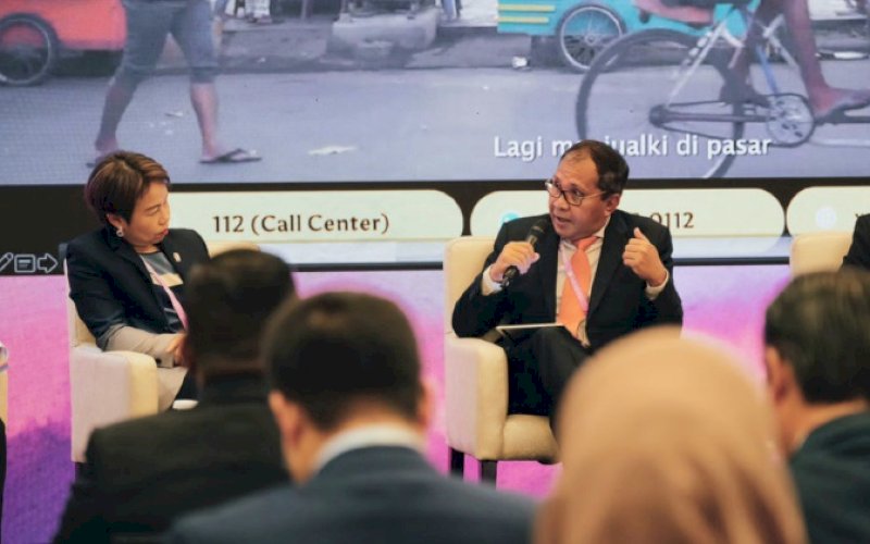 PEMBICARA. Wali Kota Makassar, Moh Ramdhan Pomanto, mendapatkan kehormatan menjadi pembicara pada forum internasional Meeting of Governors and Mayor of ASEAN Capitals (MGMAC) dan ASEAN Mayor Forum (AMF) 2023 di Hotel Fairmont Jakarta 1-2 Agustus 2023. foto: istimewa