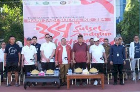 Gubernur Sulsel Harap Peserta Turnamen Tenis Lapangan Jaga Sportivitas