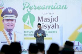 Gubernur Sulsel Resmikan Masjid Aisyah