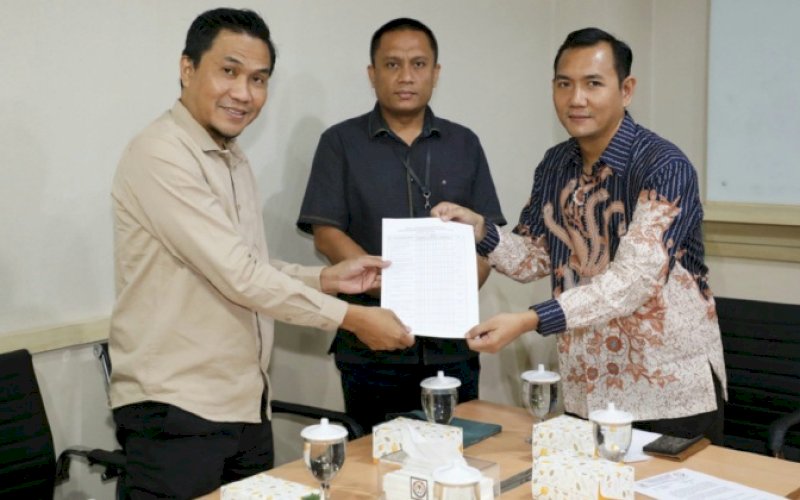 PERTEMUAN. Timsel KPID Sulsel berkunjung ke Kantor KPI Pusat di Jakarta, Rabu (27/9/2023). foto: istimewa