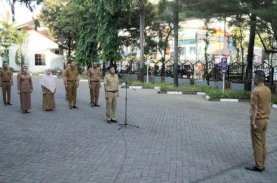 Akbar Rasjid Pimpin Apel Pagi DPRD Makassar