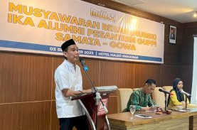 Rudianto Lallo Pimpin IKA Pesantren Guppi Samata