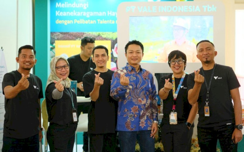 PAMERAN. PT Vale Indonesia Tbk (PT Vale) mengikuti pameran Keanekaragaman Hayati (Kehati) di Balairung Universitas Gadjah Mada (UGM), Yogyakarta, Kamis (31/8/2023). foto: istimewa