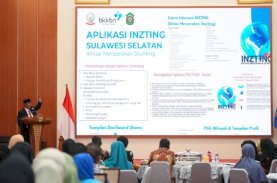 Pj Gubernur Sulsel Harap Inzting Stunting Jadi Aplikasi Nasional&nbsp;