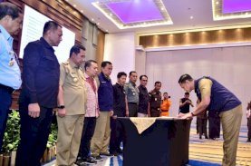 Pj Gubernur Sulsel Pimpin Penyelenggara Urusan Pemerintahan Deklarasikan Netralitas di Pemilu dan Pilkada&nbsp;