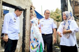 Danny Pomanto Tinjau Lokasi Kebakaran di Jalan Serigala 