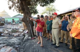 Danny Pomanto Tinjau Lokasi Kebakaran di Jalan Baji Gau 
