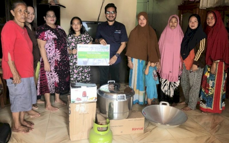 BANTUAN. PT Pelabuhan Indonesia (Persero) Regional 4 terus memperkuat komitmennya dalam mendukung TJSL Perusahaan dengan mengimplementasikan program pengembangan dan pemberdayaan UMKM. foto: istimewa