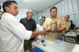 Pj Gubernur Sulsel Tinjau Pabrik Pengolahan Keripik Pisang Loka Sidenreng