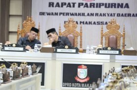 Sekda Makassar Hadiri Rapat Paripurna Tanggapan Sembilan Fraksi Terkait Tiga Ranperda