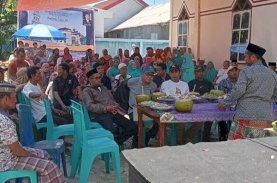 Ketua DPRD Makassar dan Camat Sangkarrang Peletakan Batu Pertama Pembangunan Masjid Nurul Jazirah