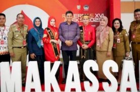 Camat Sangkarrang Sambut Peserta Rakernas APEKSI XVI 2023