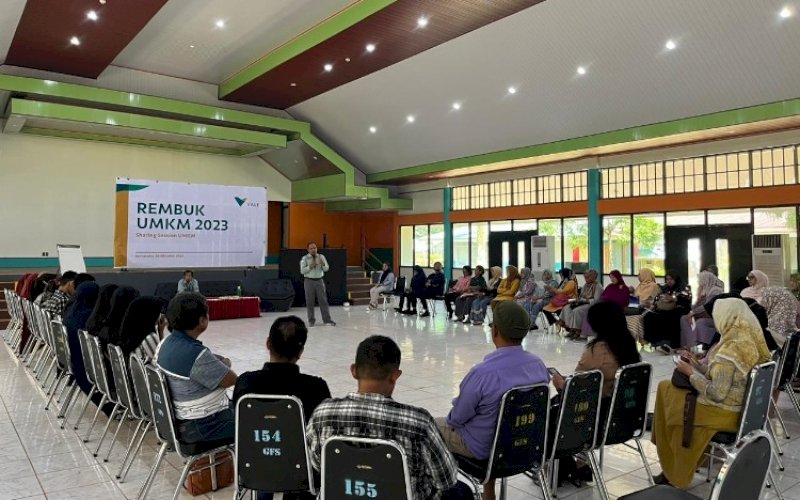 REMBUK UMKM. PT Vale Indonesia menggelar Rembuk UMKM yang dilaksanakan di Gedung Ontae Luwu, beberapa waktu lalu. foto: istimewa