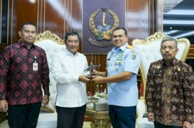 Komandan Kosek II Makassar Silaturahmi dengan Pj Gubernur Sulsel