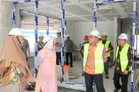 Danny Pomanto Bersama Indira Tinjau Progres Pembangunan Gedung PKK dan Dekranasda