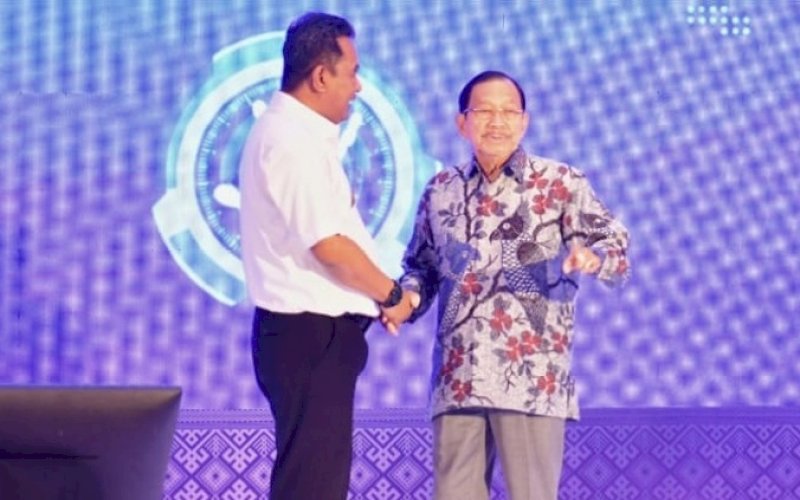 Bahtiar Baharuddin-Tanri Abeng. foto: istimewa
