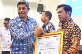 Pemkot Makassar Raih Predikat Zona Hijau Terkait Kepatuhan Pelayanan Publik