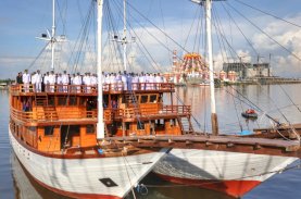 Kapal Pinisi Adama-Tungguma, Saksi Pengambilan Sumpah Pejabat Pemkot Makassar