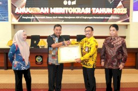 Pemprov Sulsel Dianugerahi Penghargaan Meritokrasi Sangat Baik