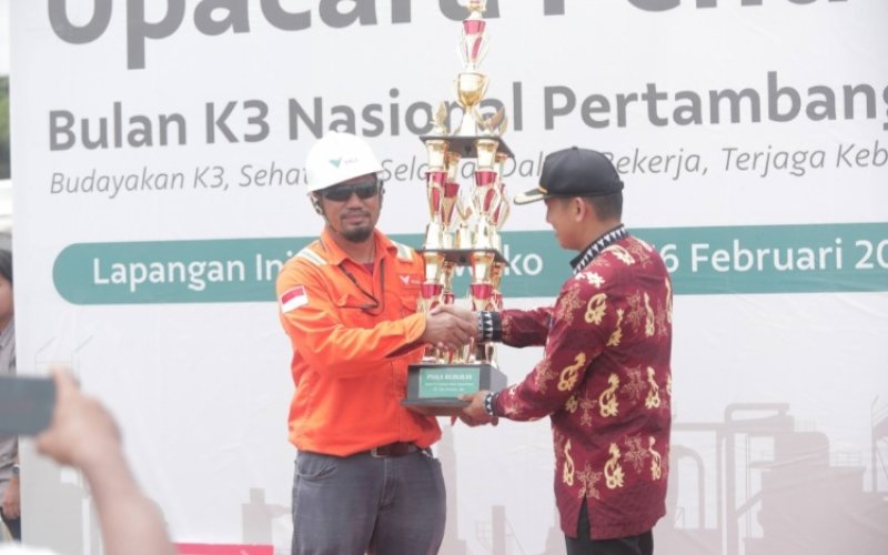 BULAN K3. PT Vale Indonesia Tbk (PT Vale) melaksanakan rangkaian peringatan Bulan Keselamatan dan Kesehatan Kerja (K3) Nasional 2024 yang diselenggarakan di area kerja Blok Sorowako, Bahodopi, dan Pomalaa, Senin sampai Jumat (12/1/2024-16/2/2024). foto: istimewa