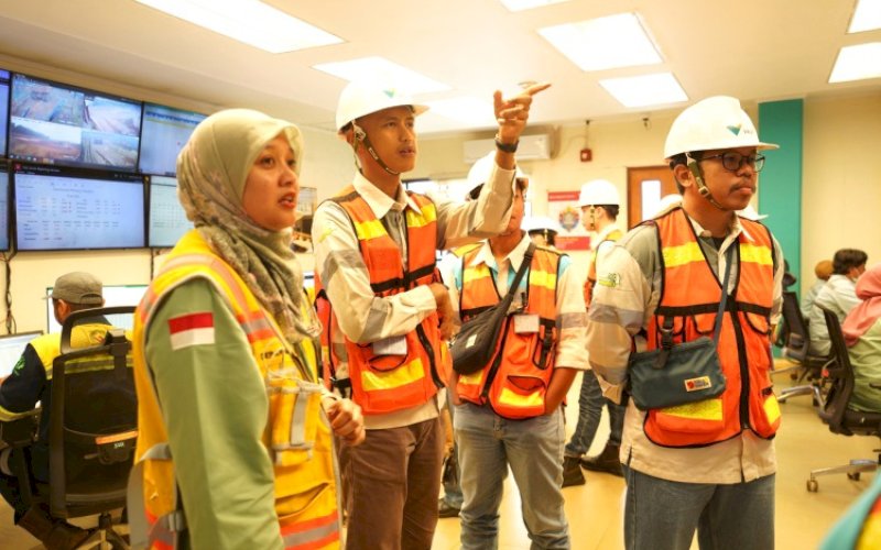 KUNJUNGAN. Manajemen PT Adaro Energy Indonesia melakukan kunjungan ke PT Vale Indonesia untuk belajar pengelolaan lingkungan dan program CSR, Jumat (1/3/2024). foto: istimewa