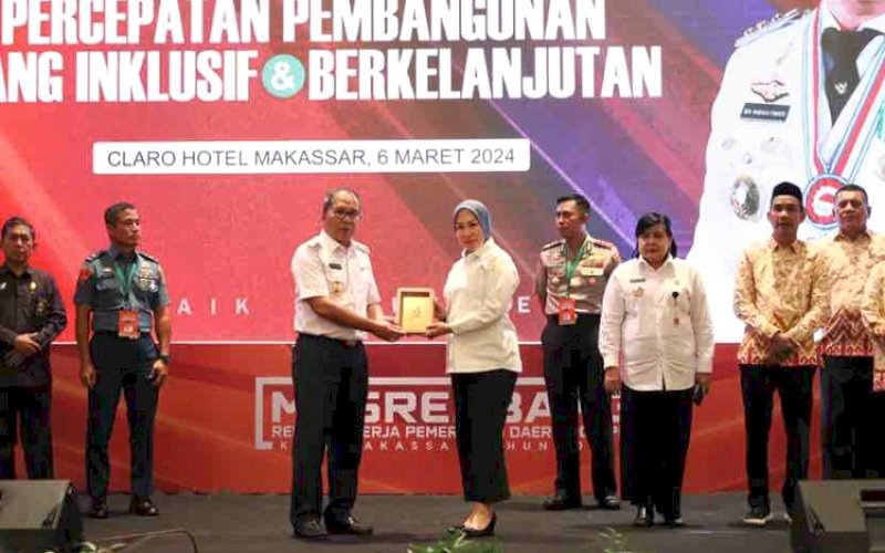 MUSRENBANG. Wali Kota Makassar, Moh Ramdhan Pomanto, pada Musrenbang RKPD Makassar 2025 di Hotel Claro Makassar, Rabu (6/3/2024). foto: istimewa