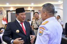 Pj Gubernur Sulsel Hadiri Sertijab Danlantamal VI Makassar