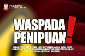 Hati-hati Penipuan, Akun Facebook Catut Nama Danny Pomanto Berkedok Donatur Sumbangan
