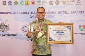 Pemkot Makassar Raih Penghargaan SPM Awards 2024