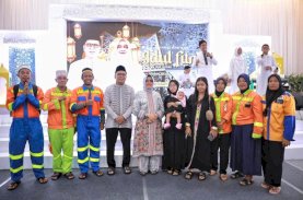 Rayakan Lebaran Idulfitri, Indira Jamu Keluarga, Kerabat hingga Masyarakat