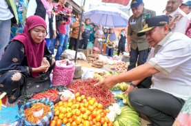 Pj Gubernur Sulbar Pastikan Harga Kebutuhan Pokok Terkendali di Polman